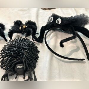 Cute Halloween Spider collection and head gear.